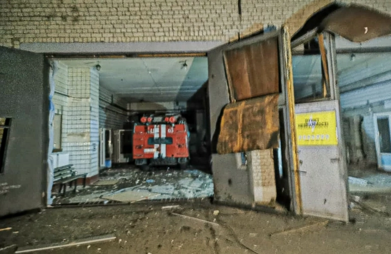 На Харківщині армія РФ влучила по пожежно-рятувальній частині