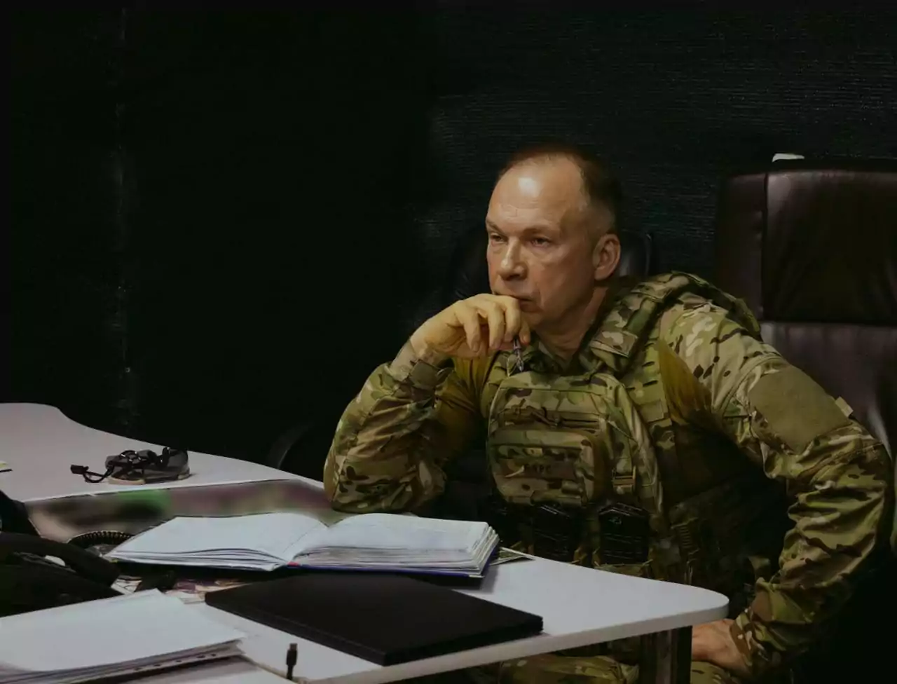 Головнокомандувач ЗСУ Олександр Сирський працює в частинах Східного фронту / Фото: фейсбук Олександра Сирського