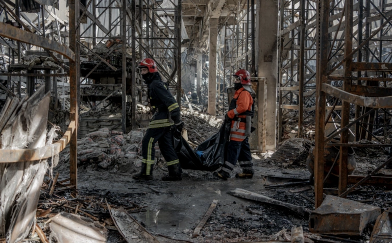 In Photos: Aftermath of Russian attack on hypermarket in Kharkiv, which killed 18, including 12 and 17-year-old, injured 48  