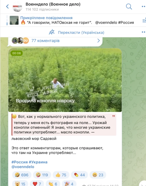 зображення до посту: У Львівській області від російського ракетного удару загинули понад 150 офіцерів НАТО, а Вінницький ТЦК заборонив продавати чоловікам перуки. Фейкотня 03.06 – 09.06