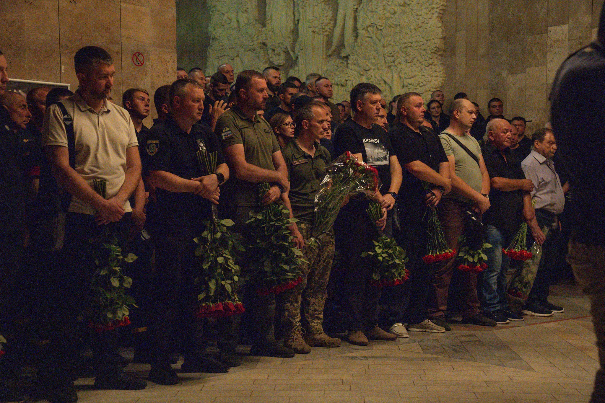 зображення до посту: In photos: Kharkiv bids farewell to rescuer killed in Russia’s double-tap strike on Budy, village to city’s southeast  