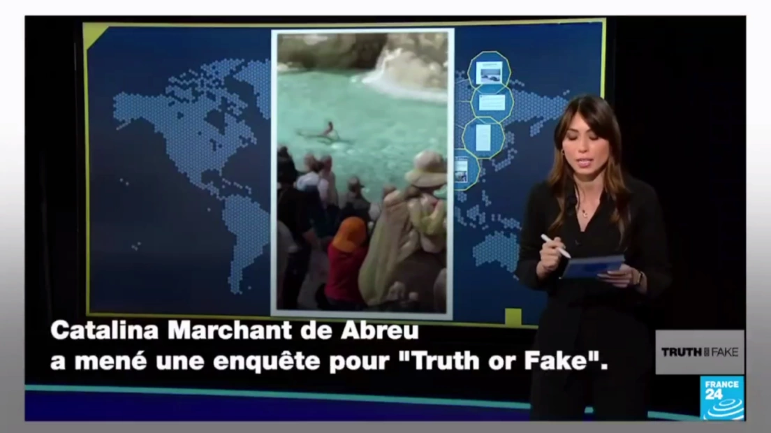 зображення до посту: Фейк. France 24: За рік українці оплатили 64% від усіх штрафів за купання в фонтані Треві