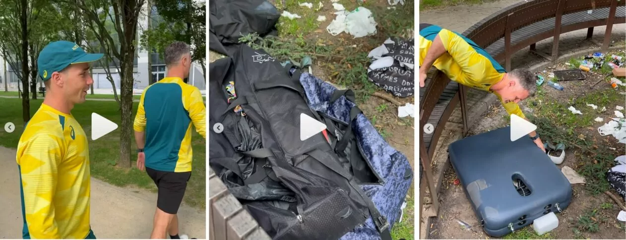 зображення до посту: Маніпуляція. Олімпійську команду Австралії з велоспорту пограбували у Парижі