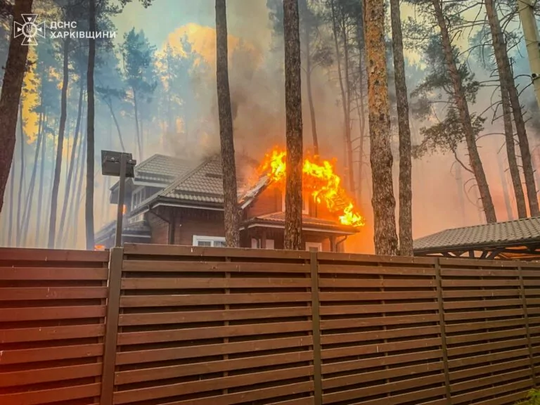 Rescuers: Russian attacks caused 35 fires in Kharkiv region over past week
