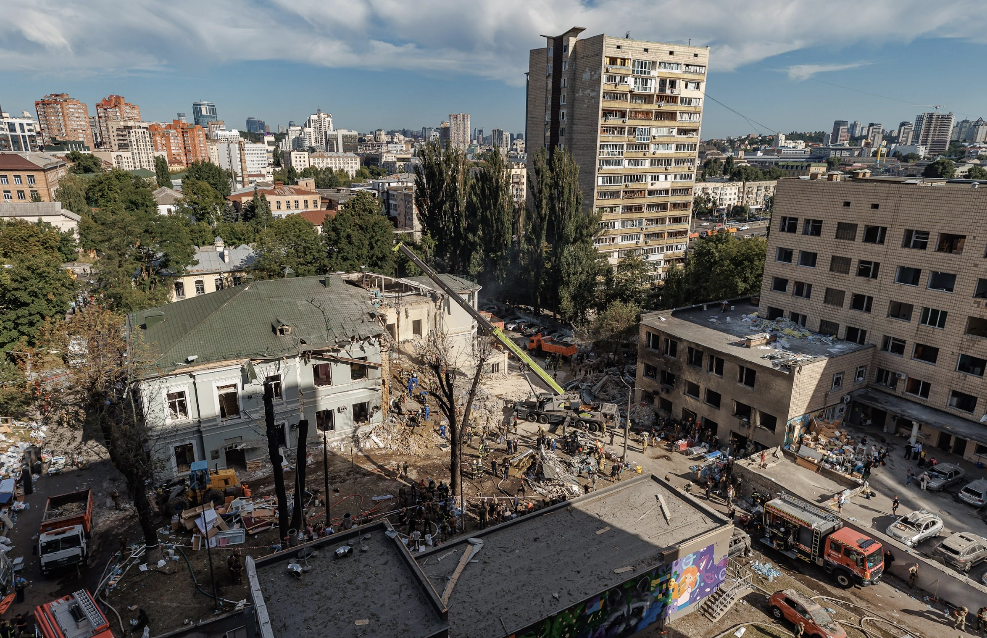 зображення до посту: Russian attacks on Kyiv kill 29, injure 117, including 4 children (in photos)