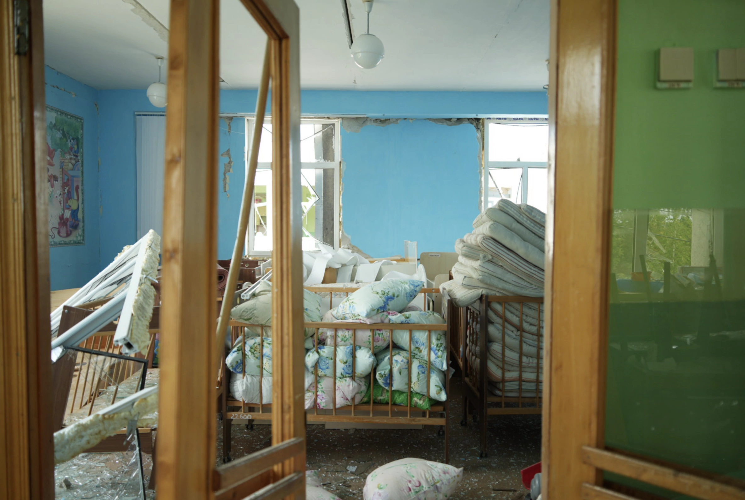 зображення до посту: In photos: Russians launch missile attack on kindergarten in Kharkiv region