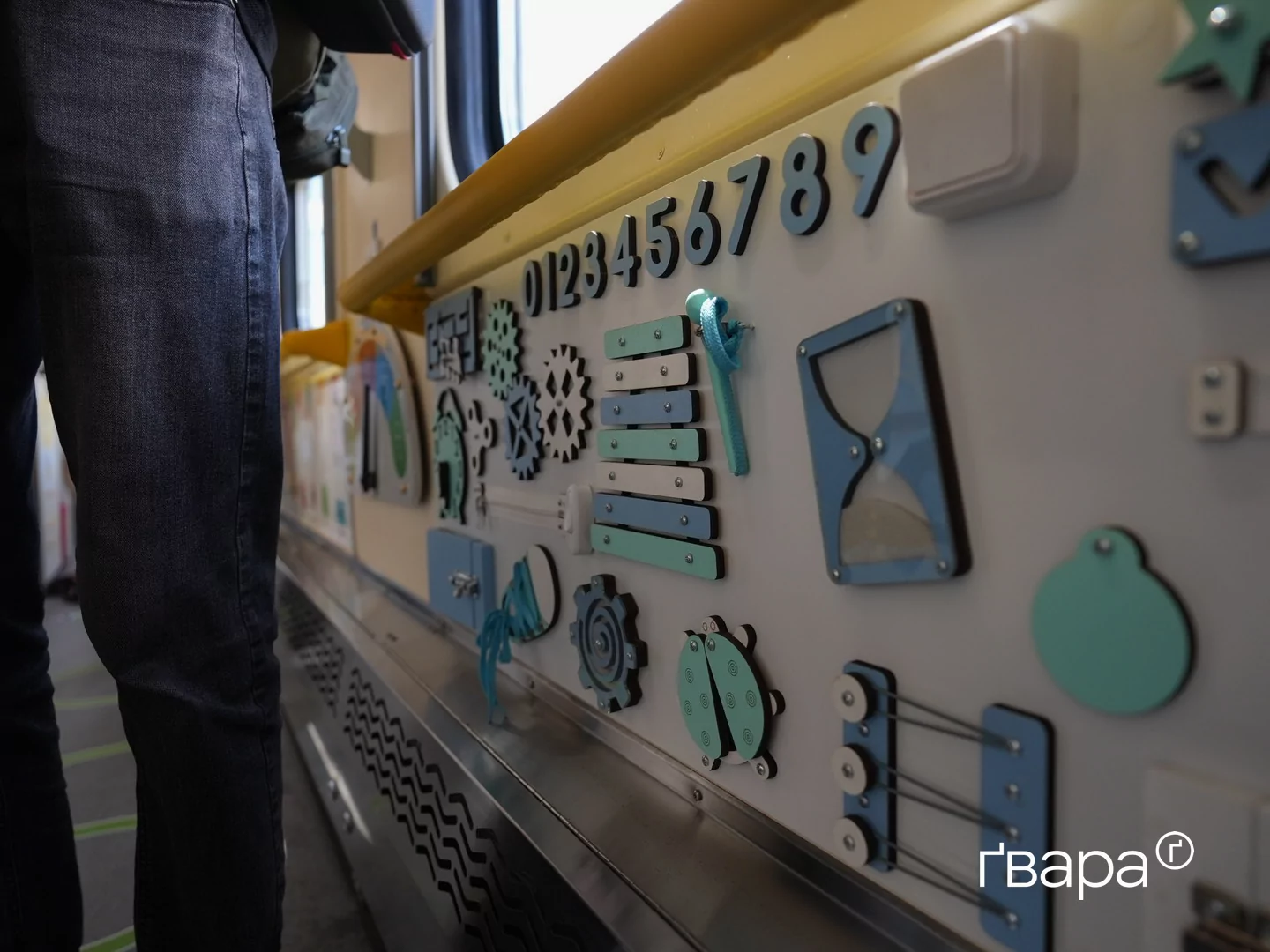 зображення до посту: З Харкова вперше відправився потяг з дитячим вагоном  — фоторепортаж