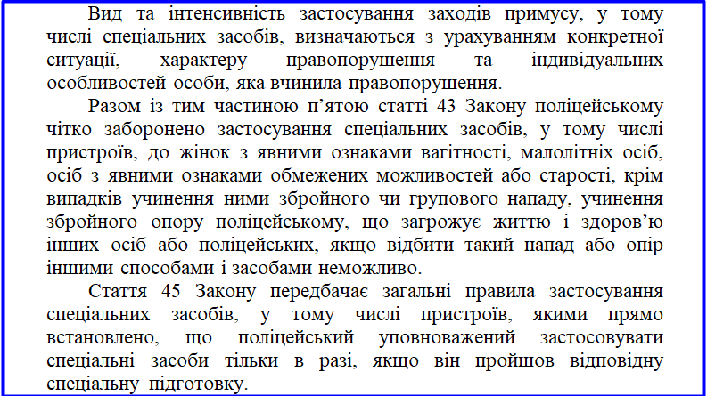 зображення до посту: Маніпуляція. Поліція готується використовувати електрошокери, аби затримувати «ухилянтів»