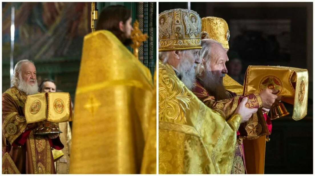 зображення до посту: Фейк. Світлина, де у храмі Збройних сил Росії гітлерівську фуражку піднесли як святиню