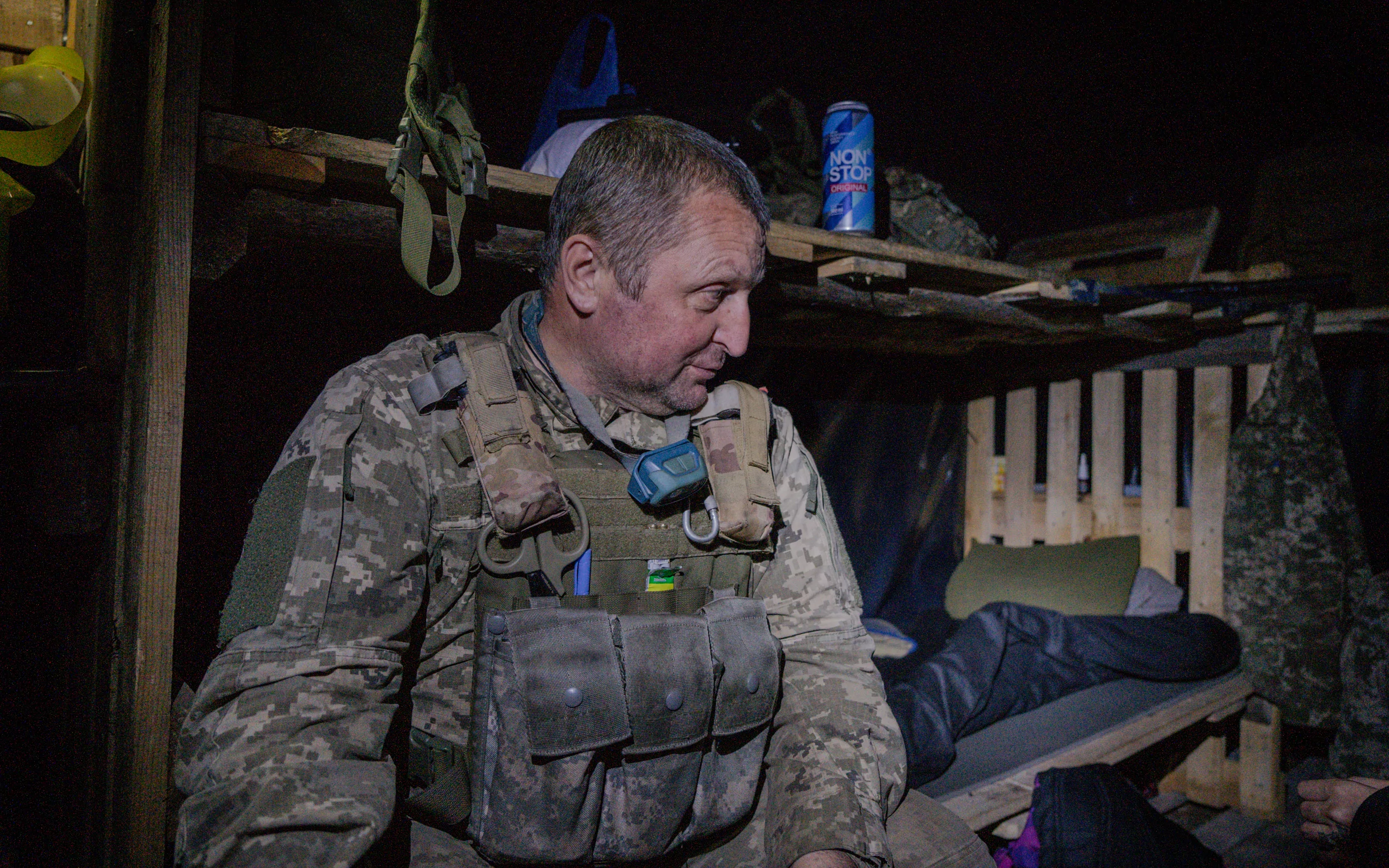 A commander of the mortar unit of 44th Separate Mechanized Brigade, call sign Ivanych. Kupiansk-Svatove axis / Photo: Denys Klymenko, Gwara Media
