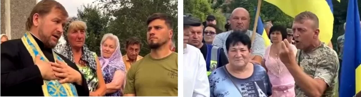 зображення до посту: Фейк. Священник ПЦУ в Чернівцях відмовився відспівувати загиблих військових ЗСУ, бо вони були хрещені УПЦ МП