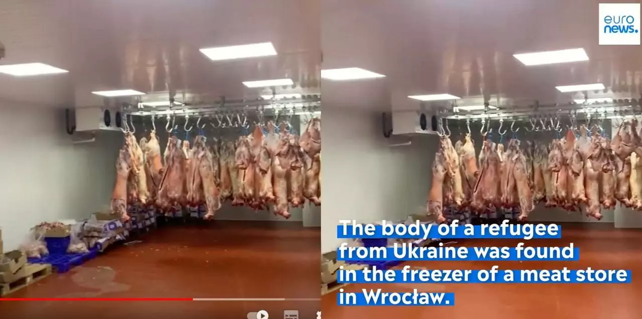 зображення до посту: Debunking Russian fakes. No, Ukrainian didn’t freeze in refrigerator while trying to rob butcher shop in Poland