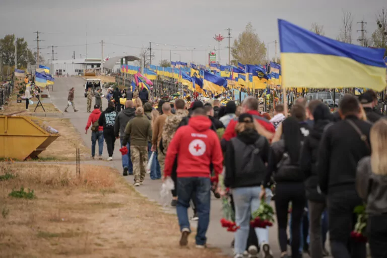 In photos: Kharkiv mourns volunteer Tyhran Halustian, who was killed by Russian FPV drone during evacuation 