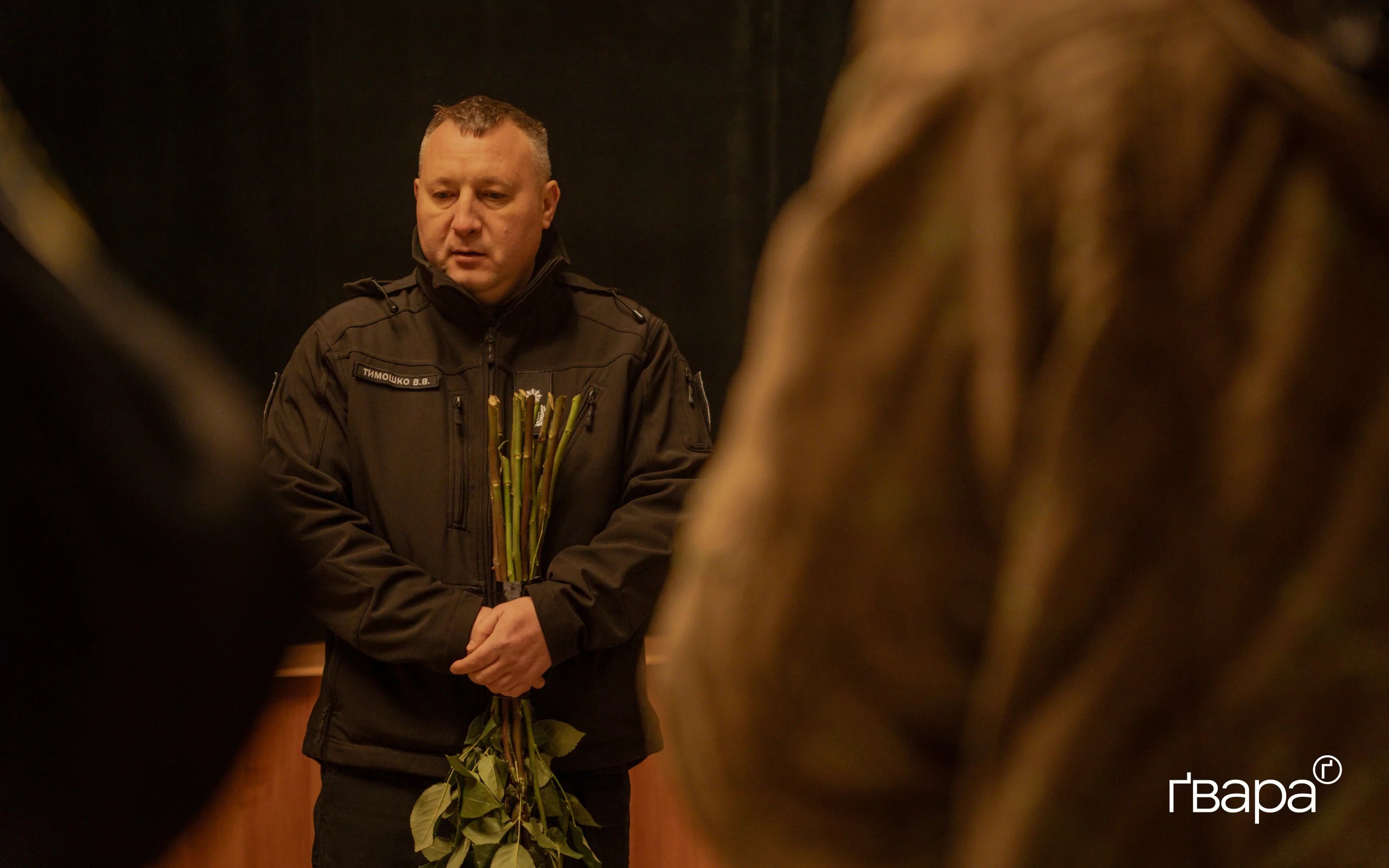 зображення до посту: У Харкові попрощались з поліціянтом, який помер у лікарні внаслідок обстрілу
