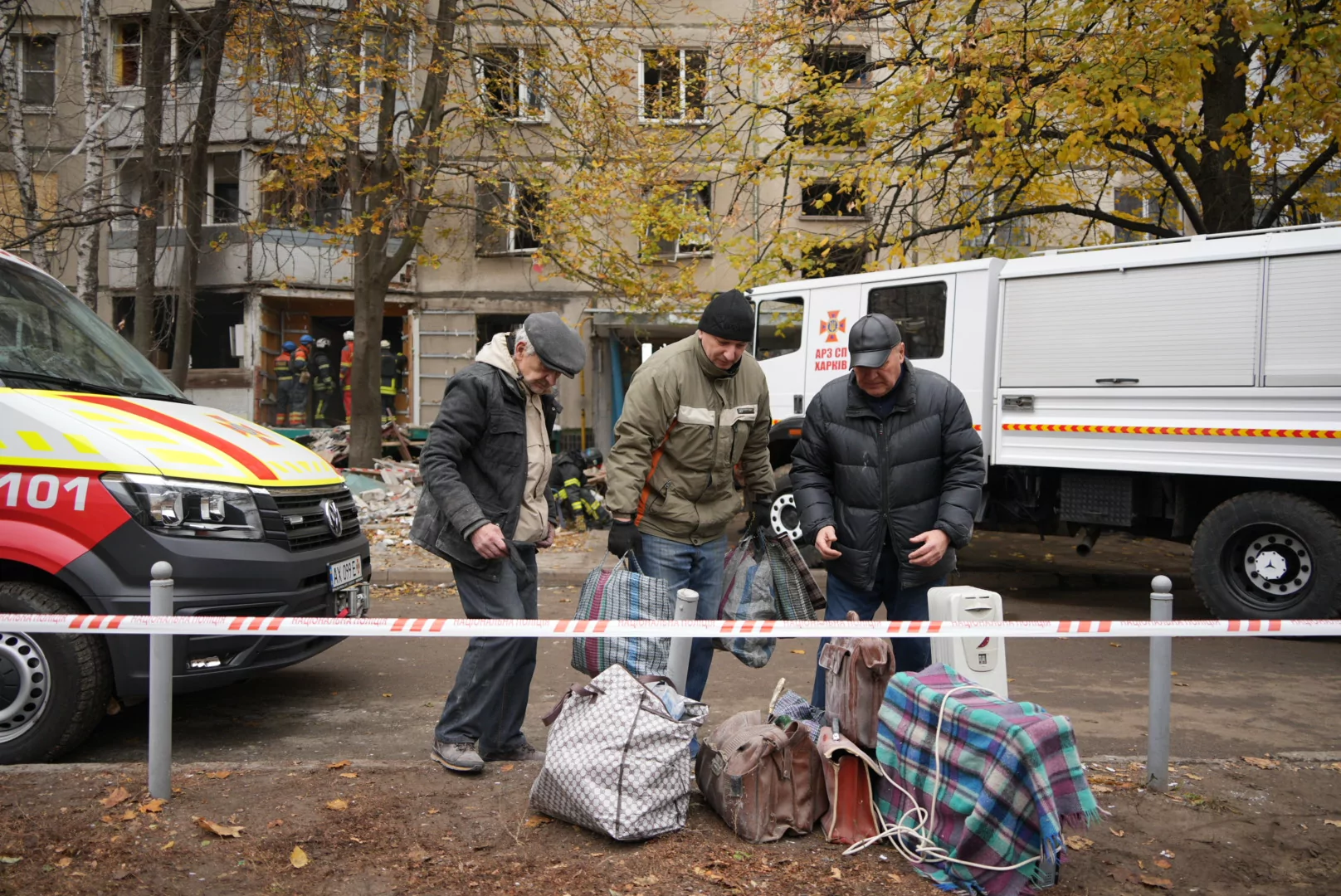 зображення до посту: In photos: Russia attacked Kharkiv with bombs three times last night, injured 25, including 4 children