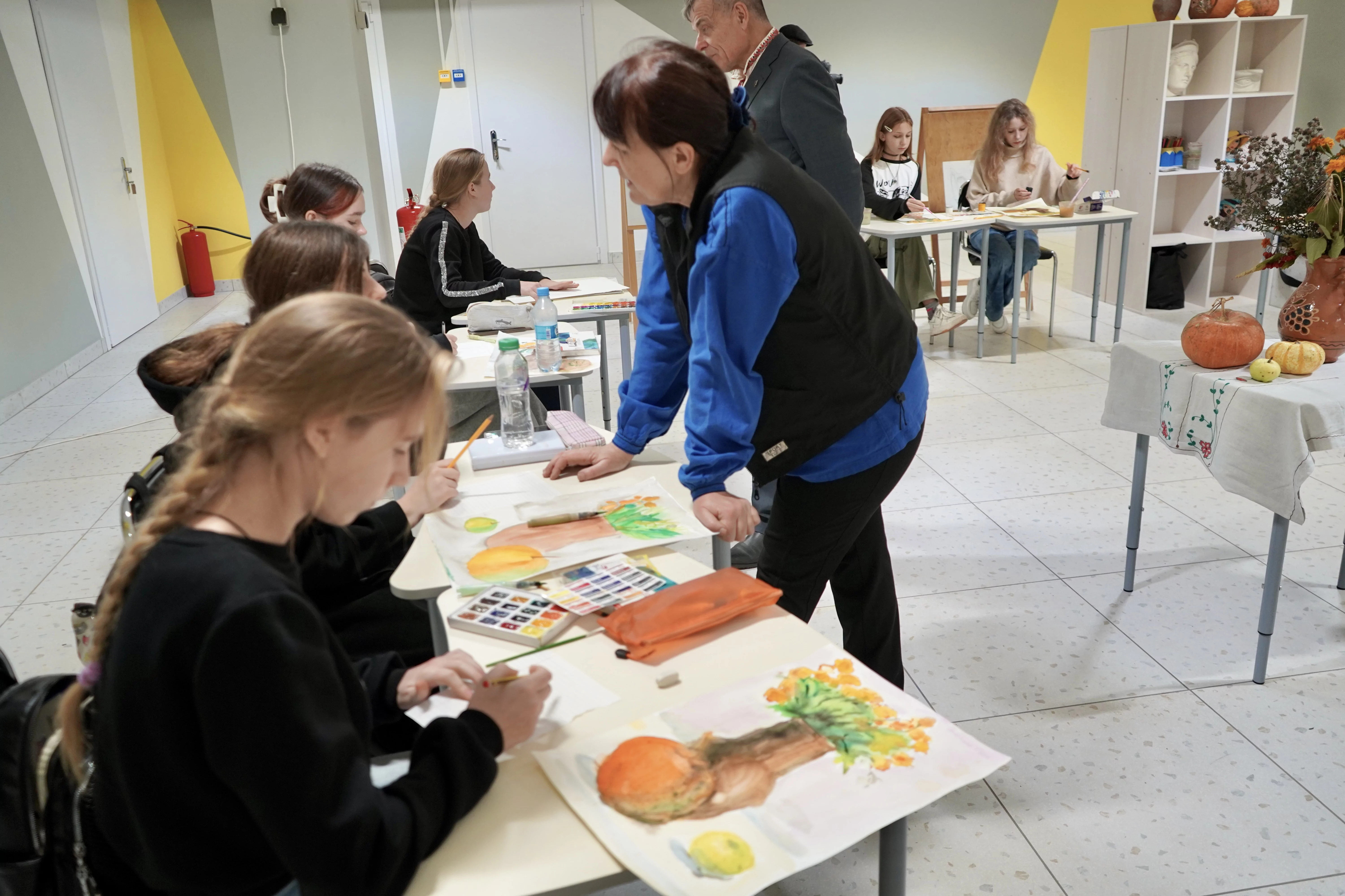 зображення до посту: In photos: 314 students study in underground educational space in Kharkiv region