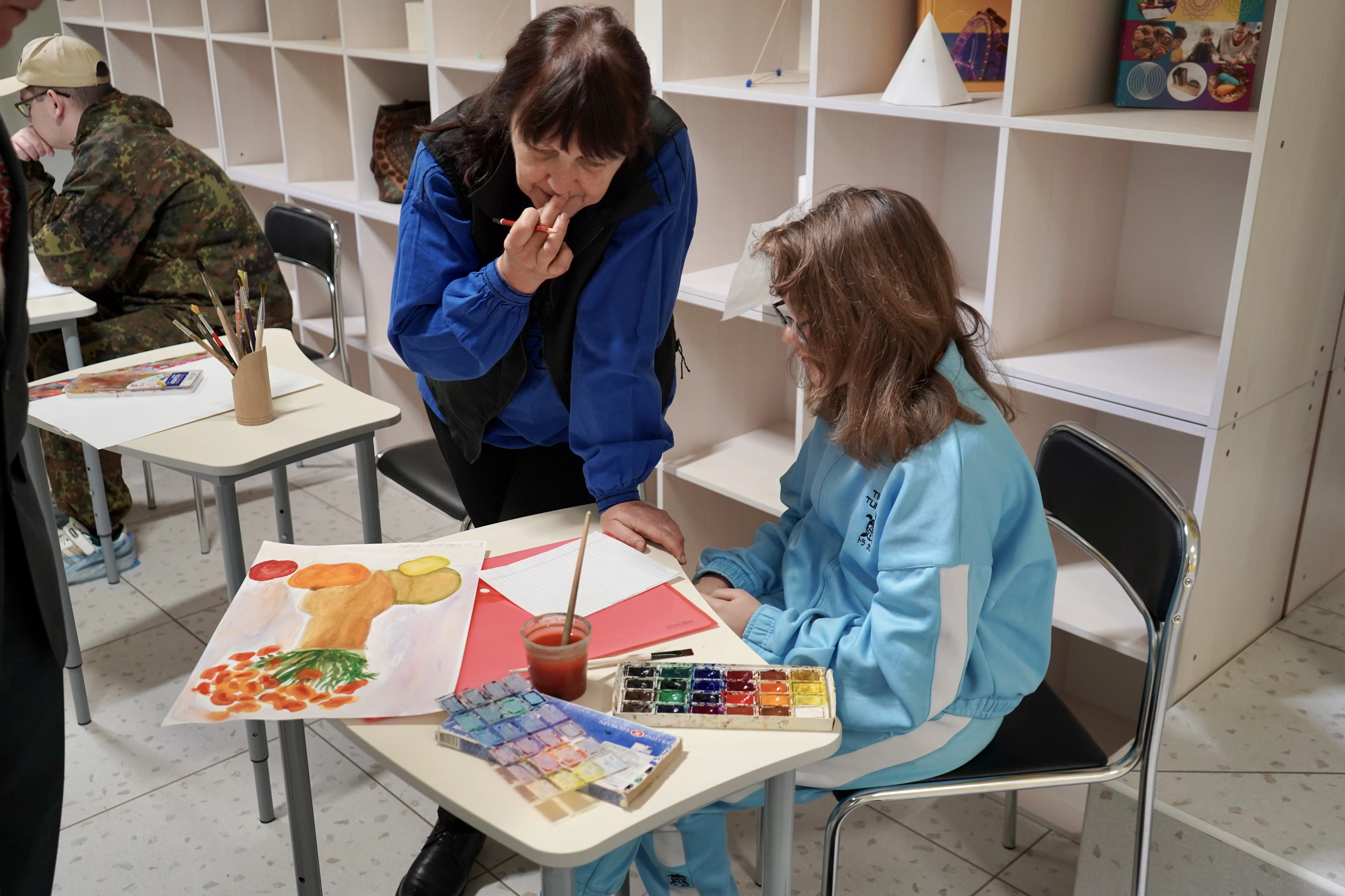 зображення до посту: In photos: 314 students study in underground educational space in Kharkiv region