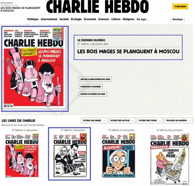 Випуски Charlie Hebdo