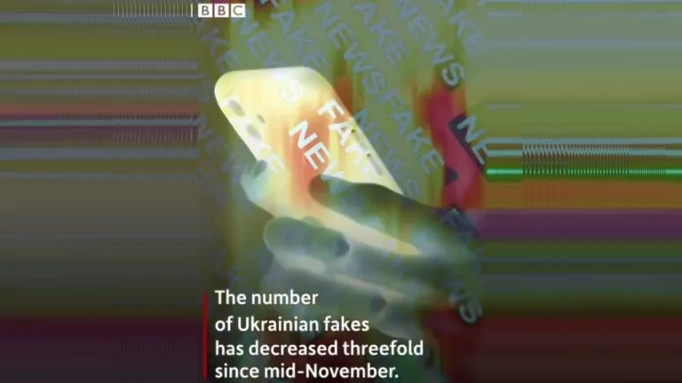Фейк. Вчені з Bellingcat встановили, що Україна систематично продукує фейки, однак їхня кількість зменшилась через нестачу фінансування