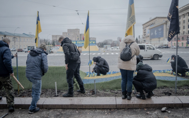 In photos: Memorial to defenders of Ukraine opened in Kharkiv