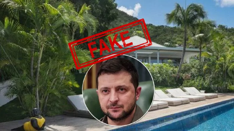 Фейк. Зеленський придбав віллу на «острові мільярдерів» та будує там бункер