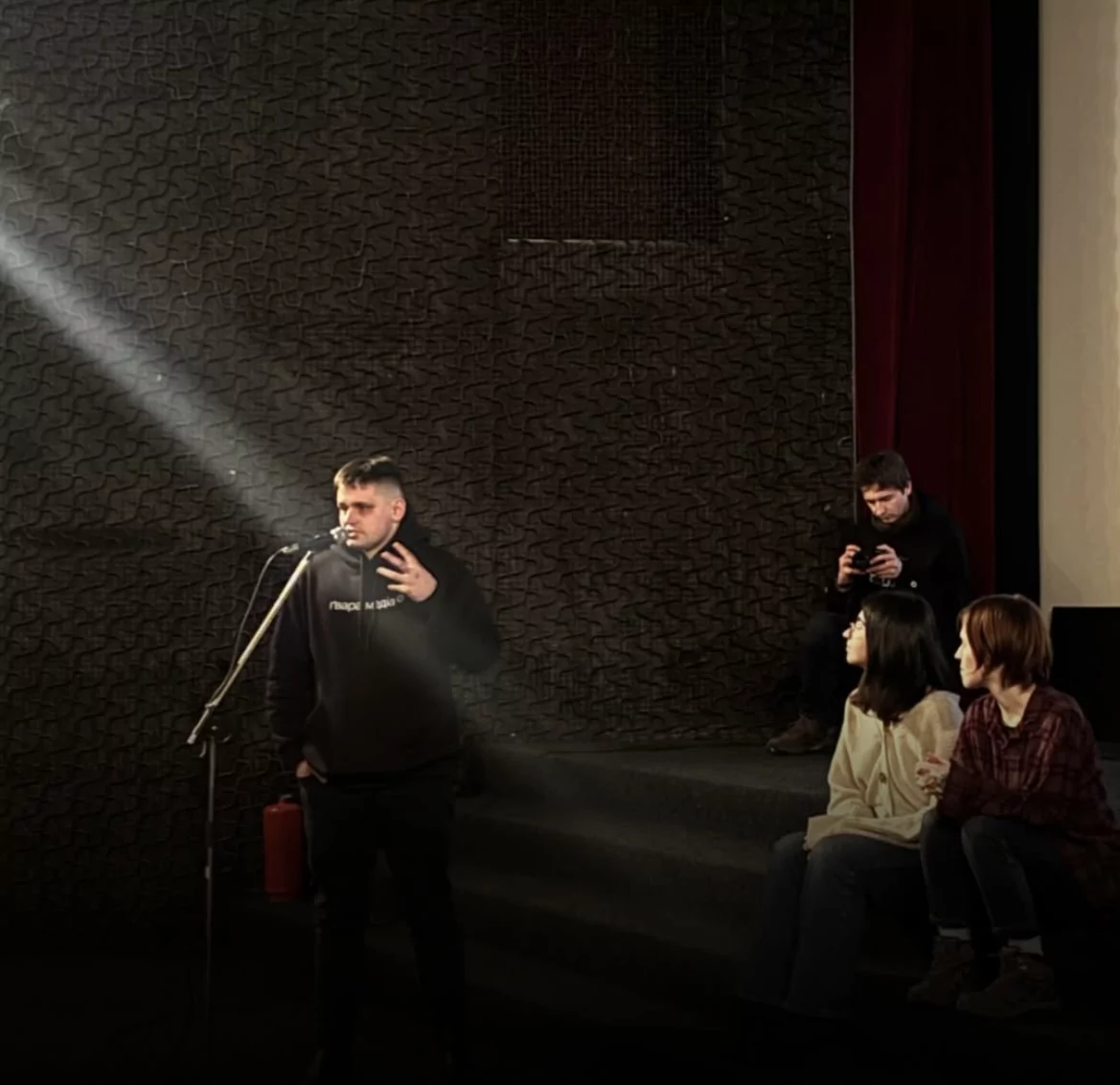 Сергій Прокопенко на кінопоказі «The Grave» у Черкасах