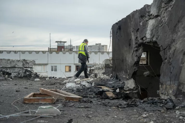 “War reached us here, too.” Aftermath of Russian drone attack on Kharkiv (photos)