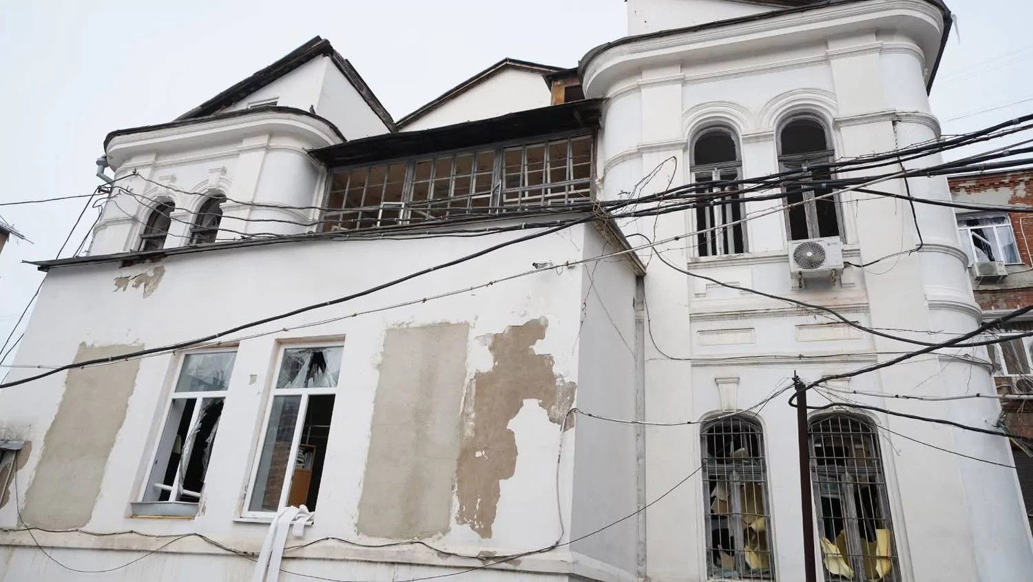 Пошкодження історичної забудови Харкова у ніч на 1 березня