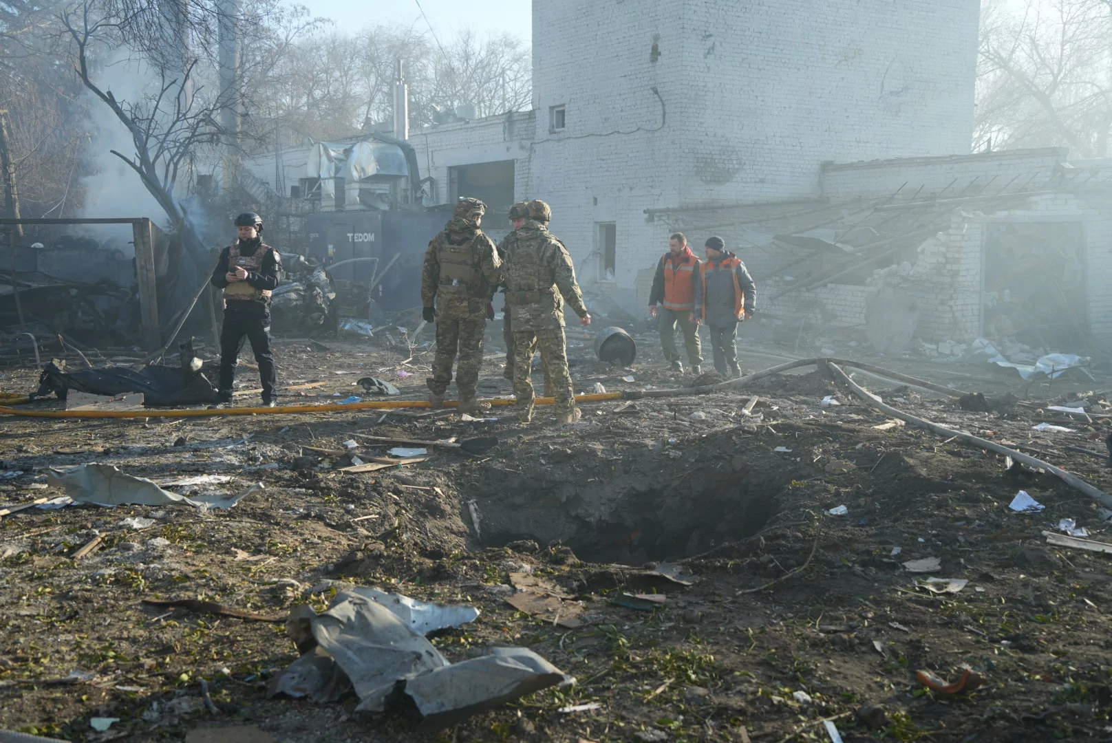 The consequences of Russian missile attack on Kyivskyi district of Kharkiv on March 7, 2025 / Photo: Liubov Yemets, Gwara Media