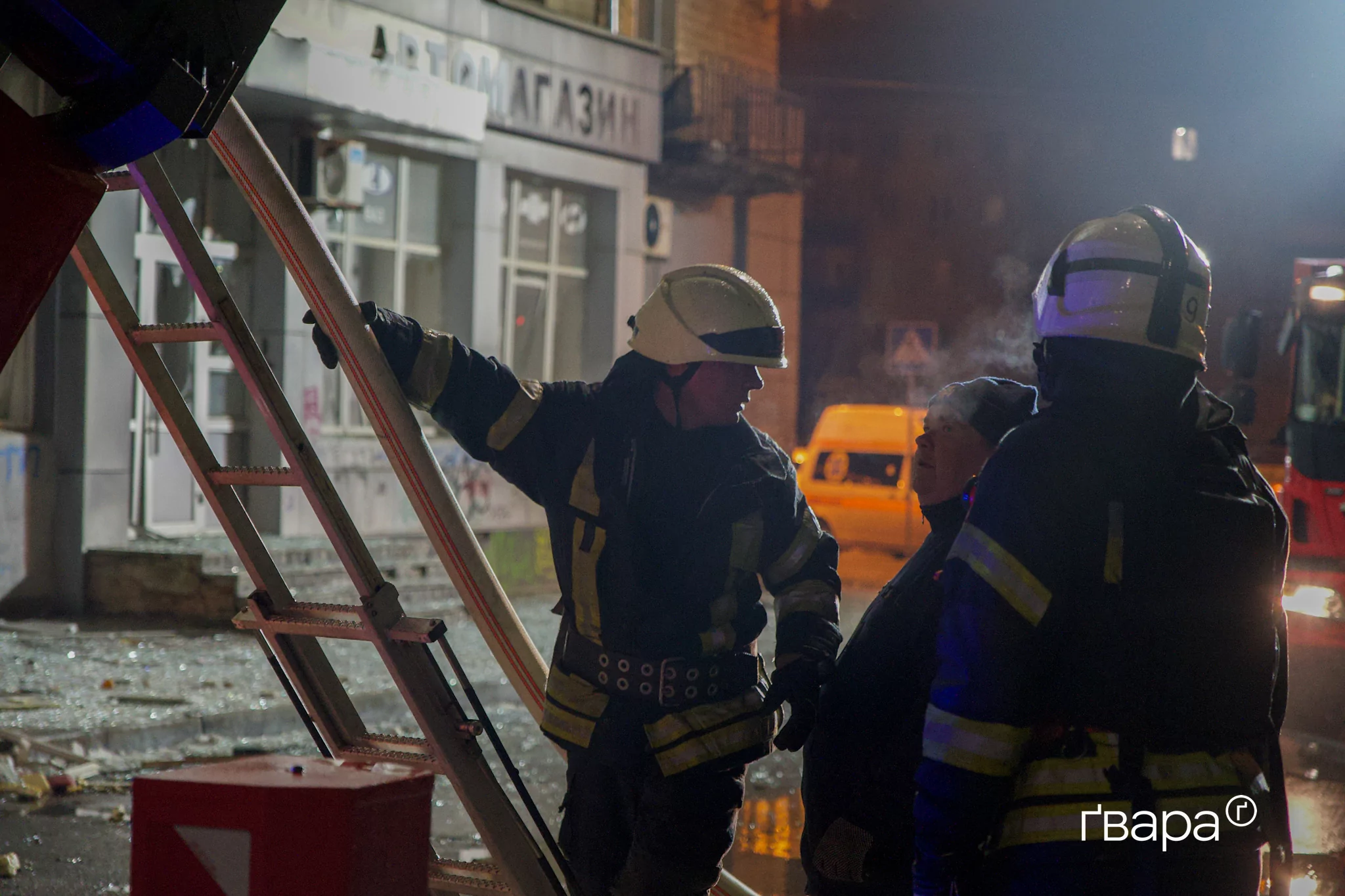 Наслідки обстрілу Київського району Харкова 2 березня / Фото: Олександр Манченко, Ґвара Медіа