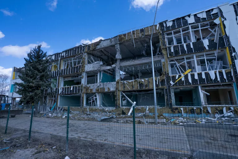 Russia severely damaged lyceum rebuilt for $4.9 million after previous Russian attack in 2022 (Photo)