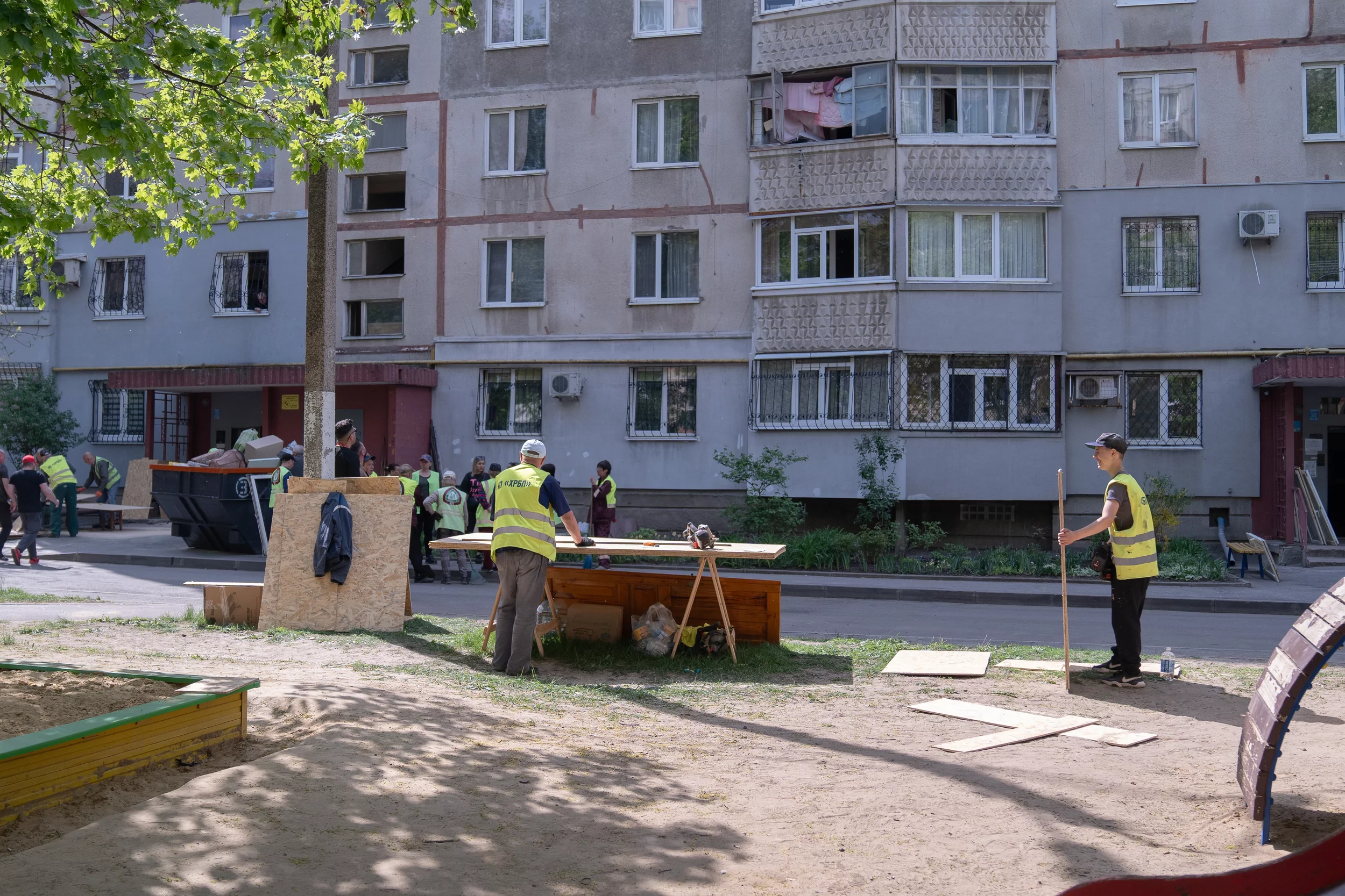 Consequences of Russian combined attack in Nemyshlianskyi district