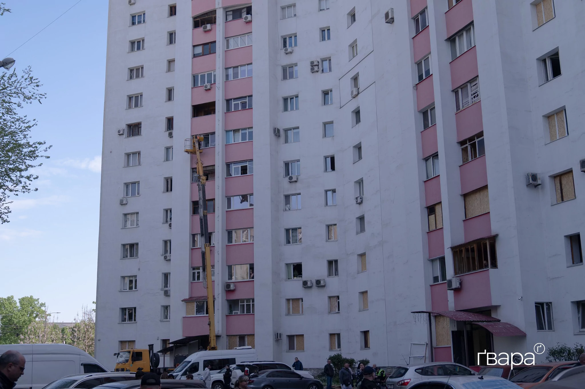 Російський осбтріл Харкова