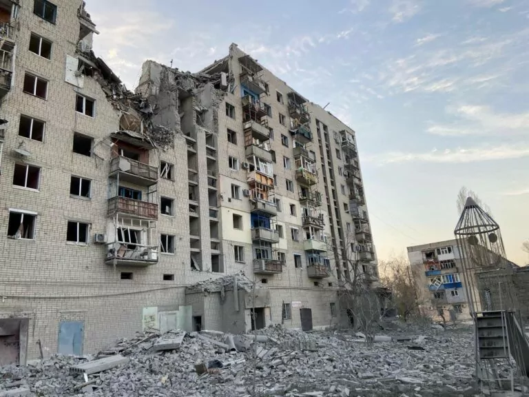 Russian guided bomb attack injures paramedic in Kharkiv Oblast