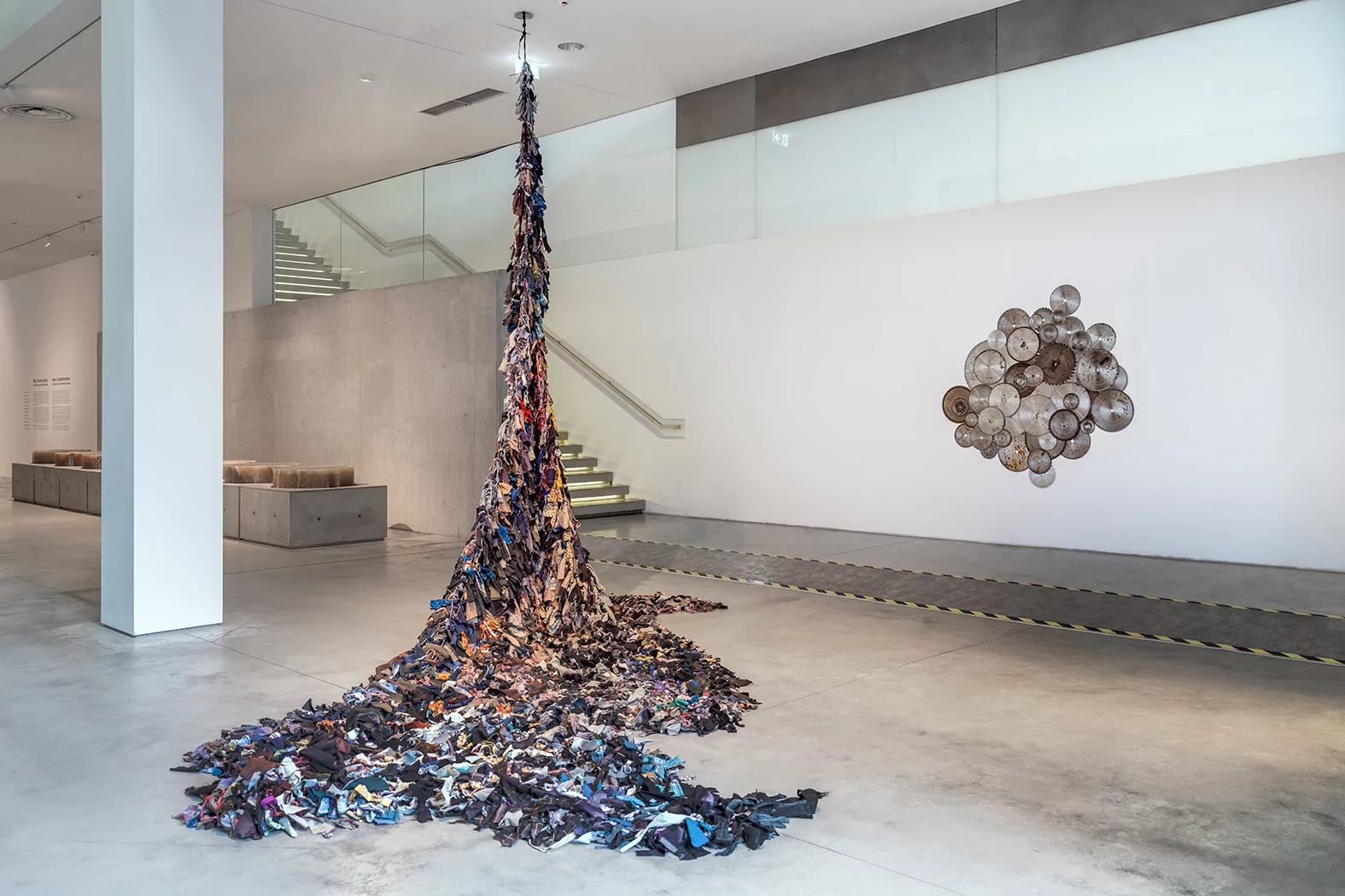 Installations of exhibition Path of Most Resistance by Fabian Knecht