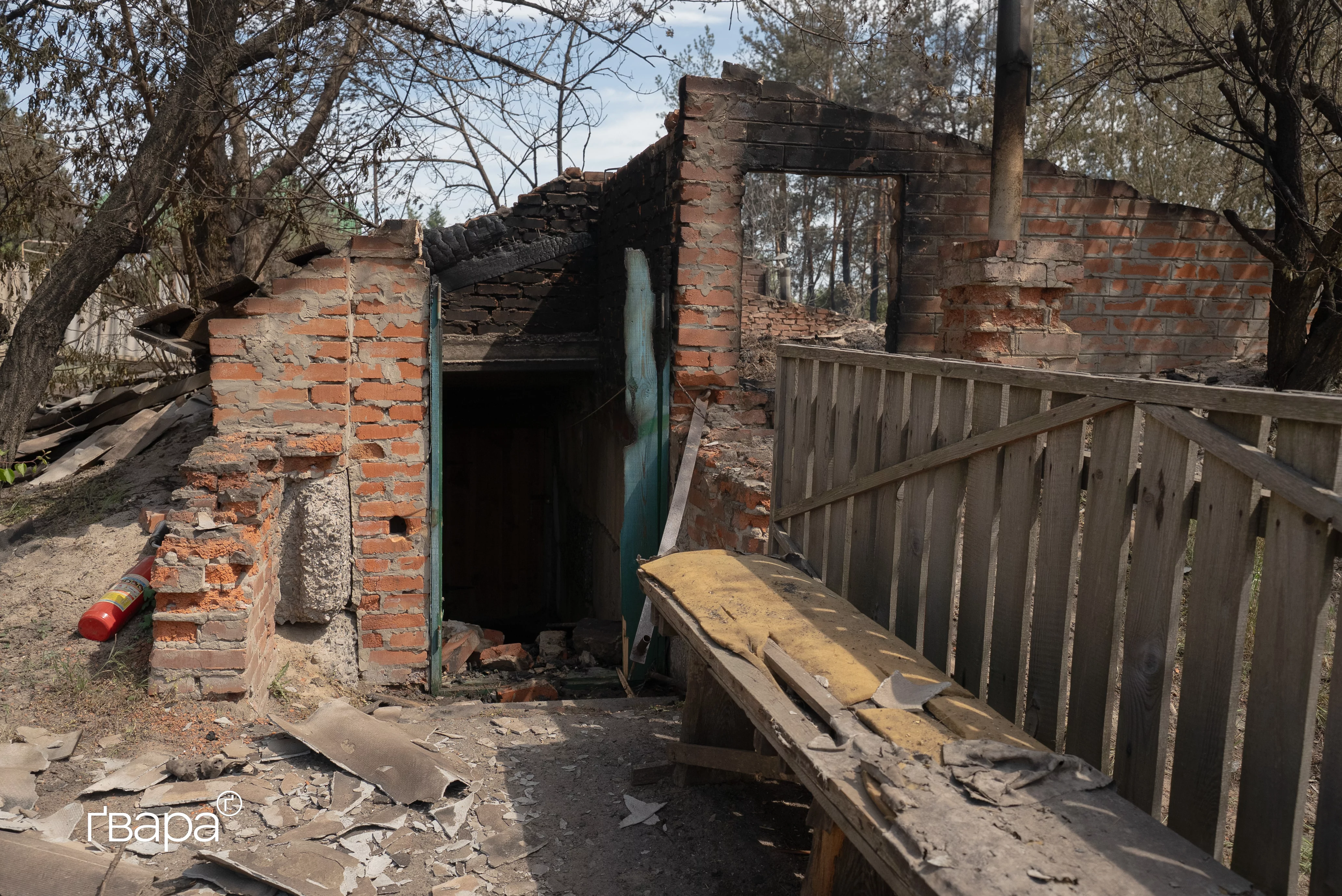 зображення до посту: Як в Ізюмі усувають масштабну лісову пожежу — фоторепортаж