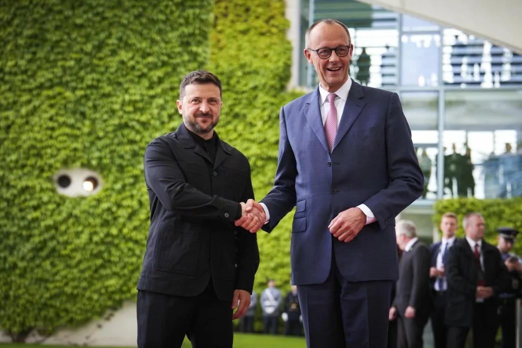 Meeting of Volodymyr Zelenskyy and Friedrich Merz in Berlin on May 28