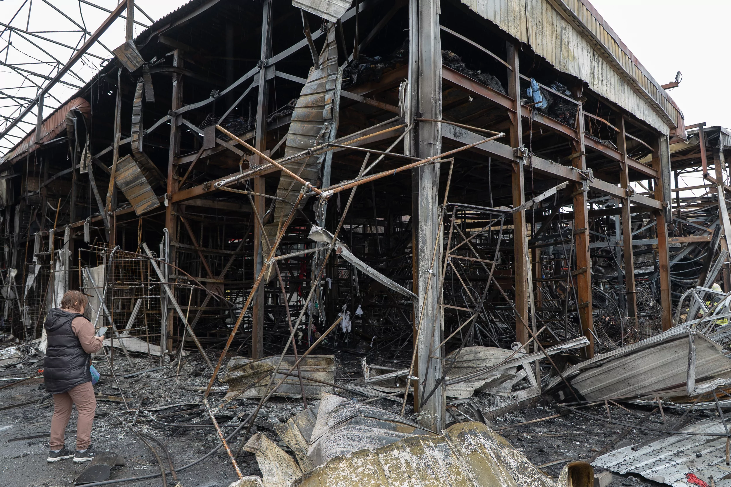Damage of Russian attack on the Barabashovo market in Kharkiv on May 6