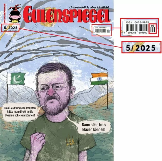 Зображення фейкової обкладинки примірника журналу Eulenspiegel