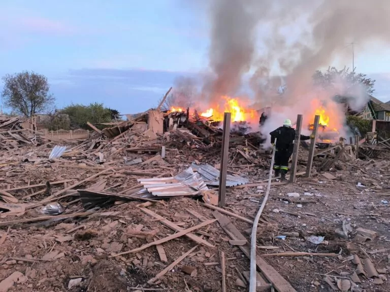 Russian aerial bomb destroys house of Ukrainian soldier who got injured fighting in Kursk Oblast  
