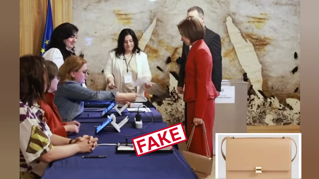Фейк про сумочку Майї Санду