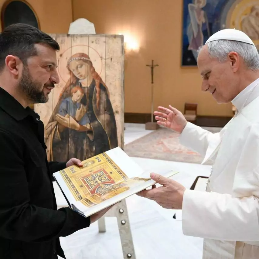 Meeting of Volodymyr Zelenskyy and the Pope Leo XIV in the Vatican on May 18