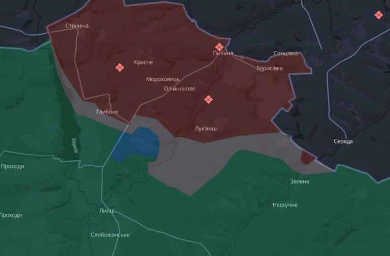 Бійці «Хартії» звільнили лісовий масив на північ від Липців
