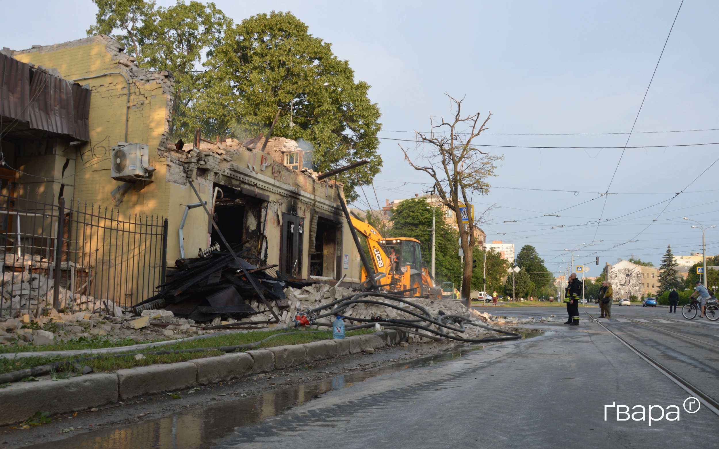 зображення до посту: Наслідки нічної атаки безпілотниками РФ на Харків – фото