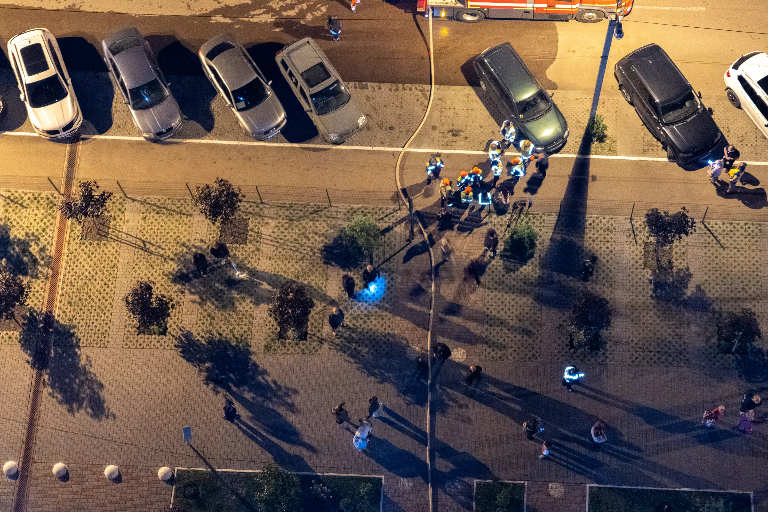 Rescuers help locals after Russian attack in Slobidskyi district on June 5