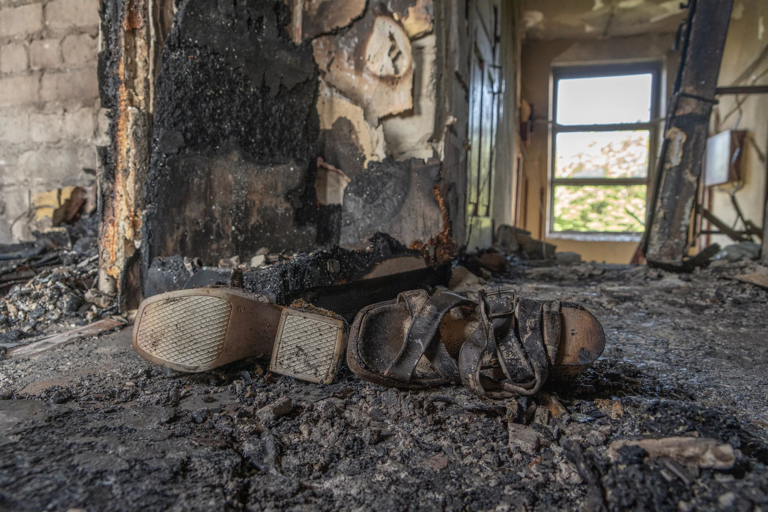 Damaged apartment in Slobidskyi district after Russian attack on June 11