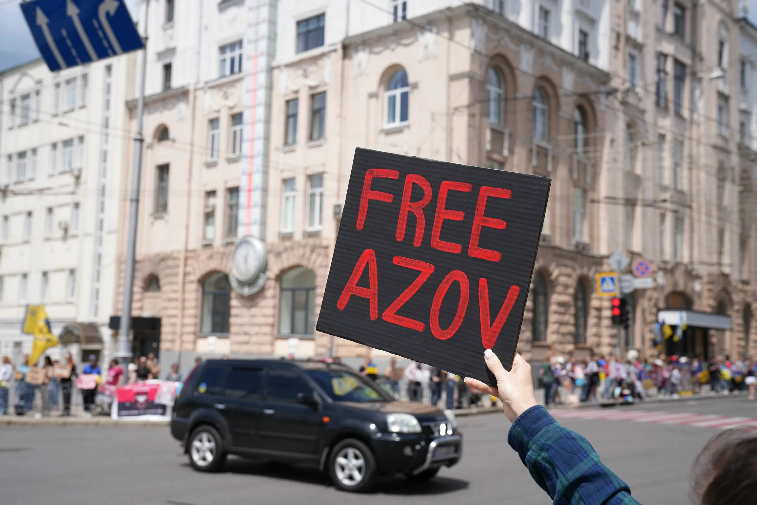 зображення до посту: “Missing soldier is not forgotten!” Kharkiv activists held demonstration to support POWs (photos)