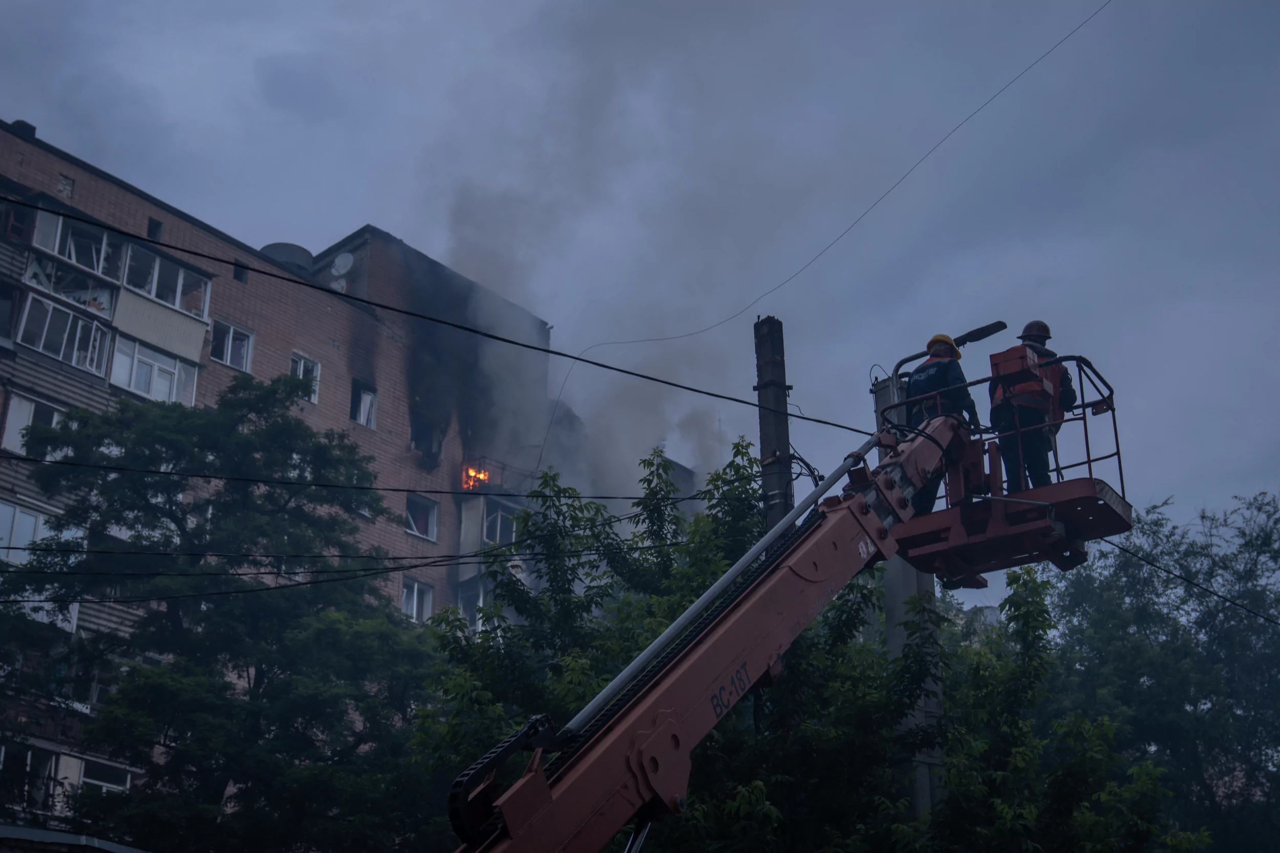Russian drone attack june 7 - osnovianskyi district