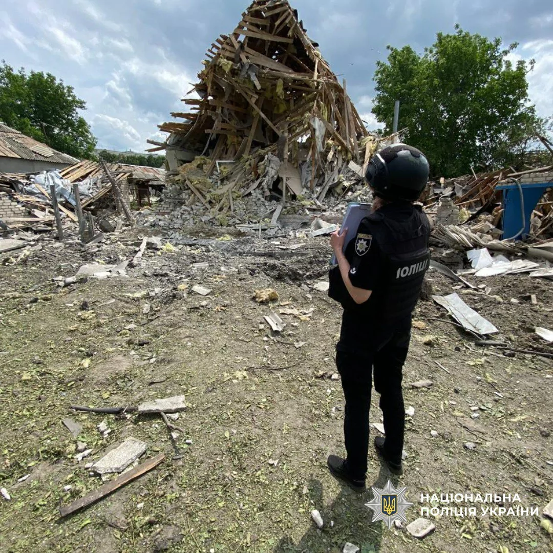 Consequences of Russian attacks in Kupiansk district