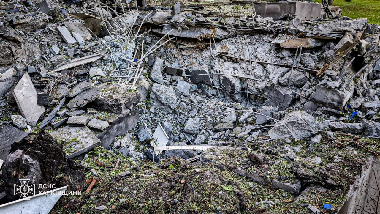 Damage after Russian drone attack on Kharkiv on June 24